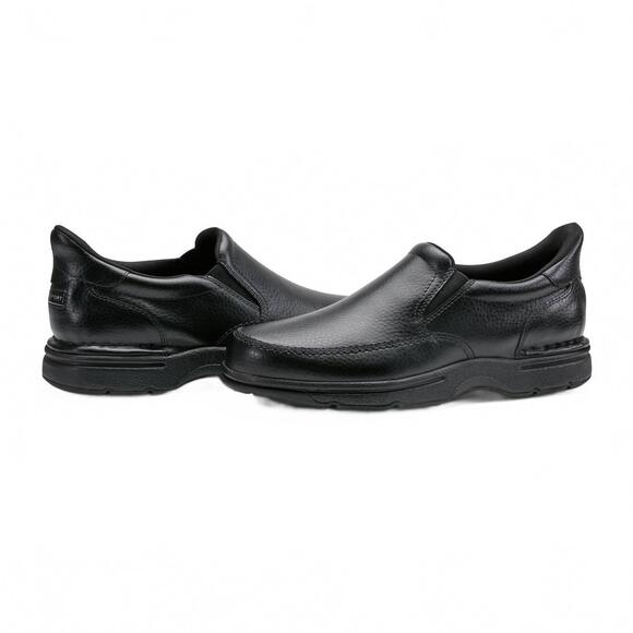 NEW ROCKPORT men\'s ellworth cushioned slip-on loafer in black main image 7